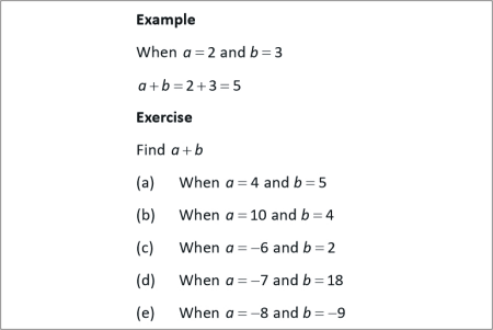 sample workout slide